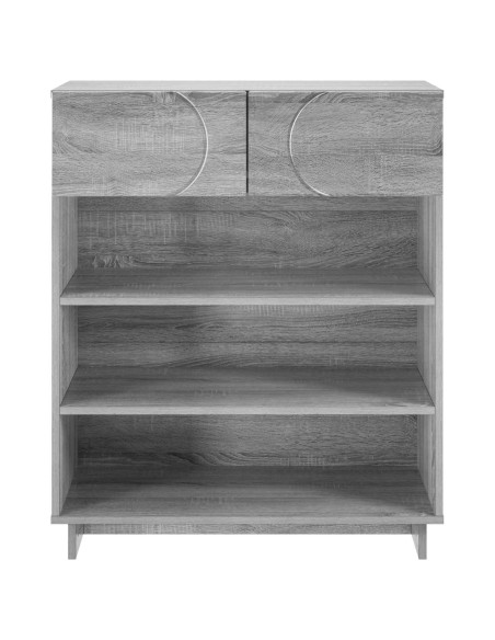 Scarpiera 73 x 38 x 87,5 cm Legno ingegnerizzato Sonoma grigio