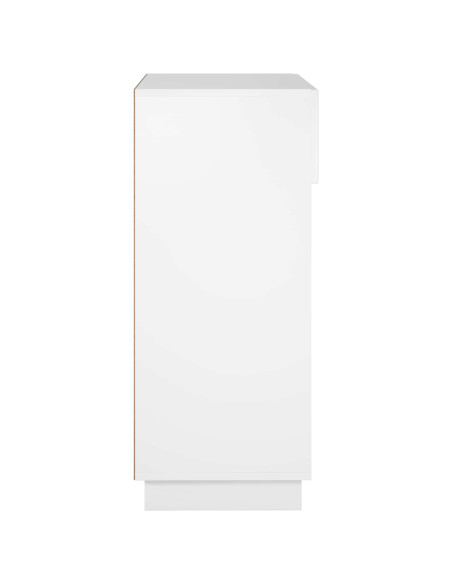 Scarpiera 73 x 38 x 87,5 cm Legno ingegnerizzato Bianco Lucido