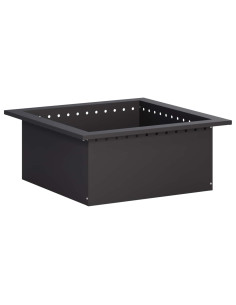 Anello per Focolare Nero 60 x 60 x 25 cm Acciaio