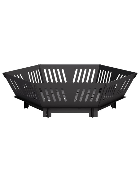 Focolare Nero 80 x 80 x 23 cm Acciaio