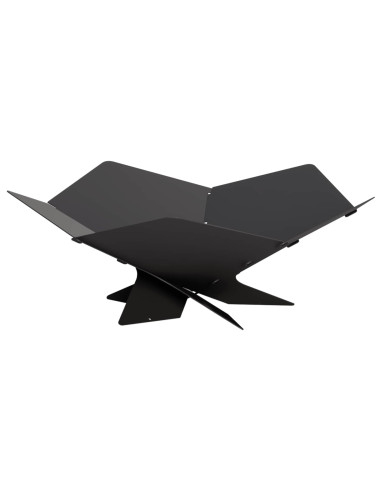 Focolare Nero 53 x 53 x 18,5 cm Acciaio