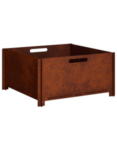 Focolare Ruggine 60 x 60 x 30 cm Acciaio Corten