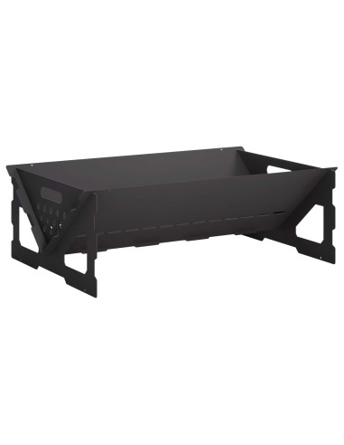 Focolare Nero 60 x 40 x 20 cm Acciaio