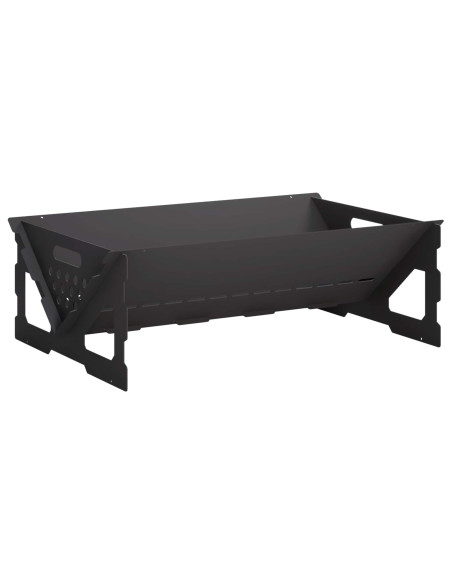 Focolare Nero 60 x 40 x 20 cm Acciaio