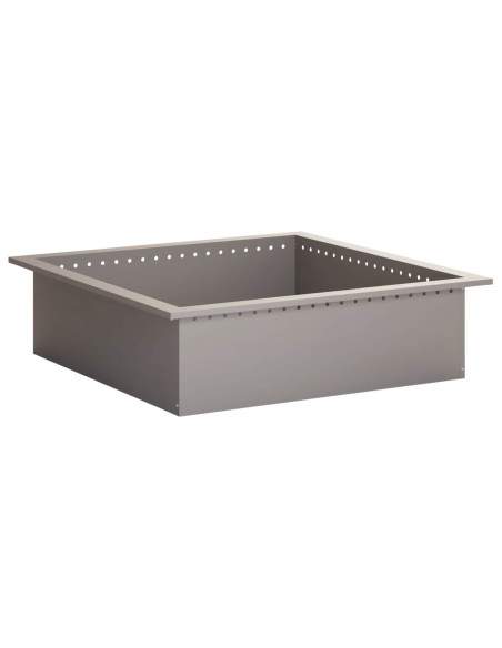 Anello per Focolare Ruggine 80 x 80 x 25 cm Acciaio Corten