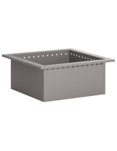 Anello per Focolare Ruggine 60 x 60 x 25 cm Acciaio Corten 2