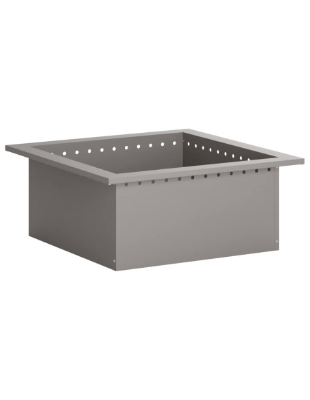 Anello per Focolare Ruggine 60 x 60 x 25 cm Acciaio Corten