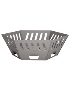 Focolare Ruggine 80 x 80 x 28 cm Acciaio Corten 2