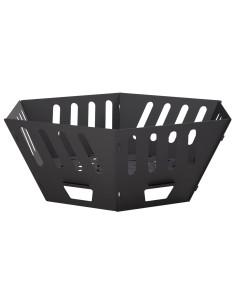 Focolare Nero 60 x 60 x 23 cm Acciaio 2