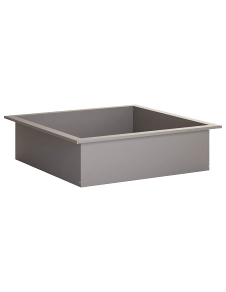 Anello per Focolare Ruggine 90 x 90 x 25 cm Acciaio Corten