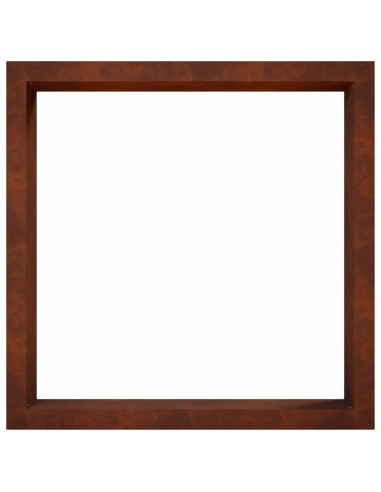 Anello per Focolare Ruggine 90 x 90 x 25 cm Acciaio Corten