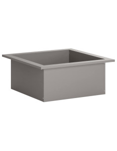 Anello per Focolare Ruggine 90 x 90 x 25 cm Acciaio Corten 2
