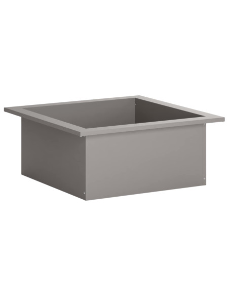 Anello per Focolare Ruggine 90 x 90 x 25 cm Acciaio Corten