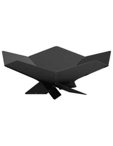 Focolare Nero 53 x 53 x 18,5 cm Acciaio