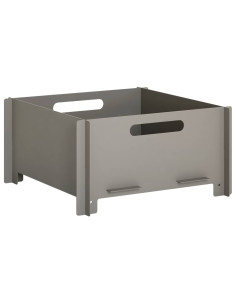 Focolare Ruggine 40 x 40 x 20 cm Acciaio Corten 2