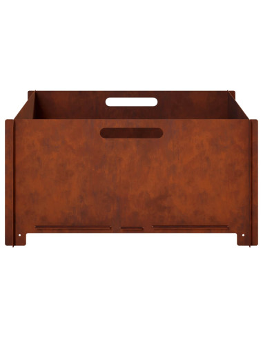 Focolare Ruggine 60 x 60 x 30 cm Acciaio Corten