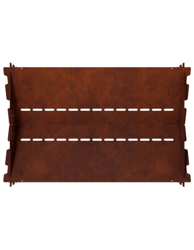 Focolare Ruggine 60 x 40 x 20 cm Acciaio Corten
