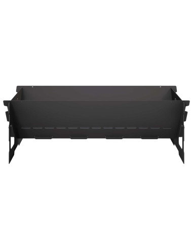 Focolare Nero 60 x 40 x 20 cm Acciaio
