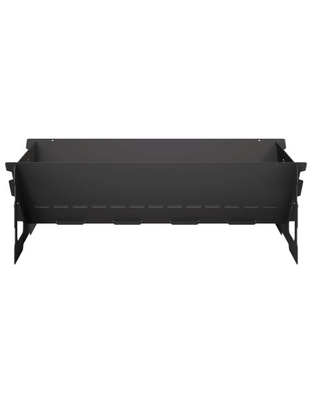 Focolare Nero 60 x 40 x 20 cm Acciaio