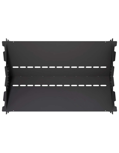 Focolare Nero 60 x 40 x 20 cm Acciaio