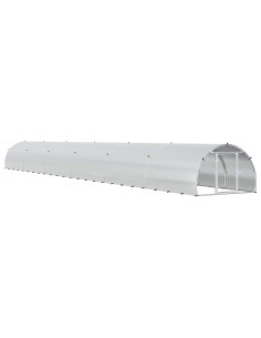Pollaio Argento 1200 x 150 x 100 cm Acciaio zincato