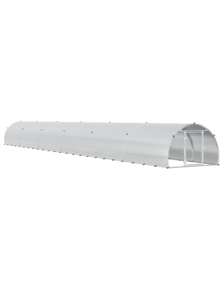 Pollaio Argento 1200 x 150 x 100 cm Acciaio zincato