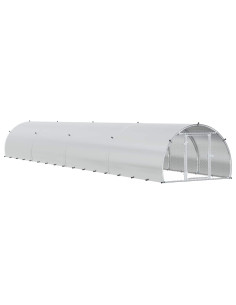 Pollaio Argento 800 x 150 x 100 cm Acciaio zincato