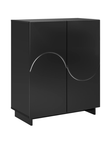 Scarpiera 73 x 38 x 87,5 cm Legno ingegnerizzato Nero