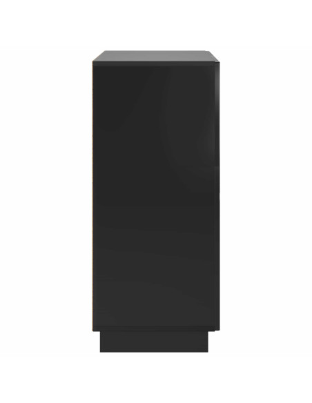 Scarpiera 73 x 38 x 87,5 cm Legno ingegnerizzato Nero