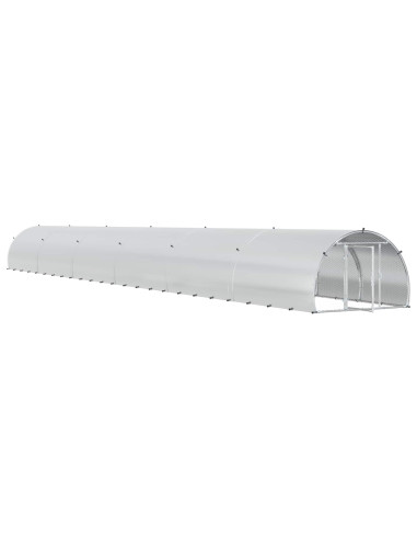 Pollaio Argento 1200 x 150 x 100 cm Acciaio zincato