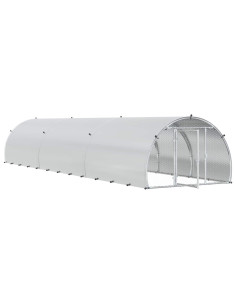 Pollaio Argento 600 x 150 x 100 cm Acciaio zincato 2