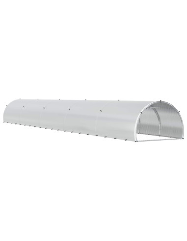 Pollaio Argento 1000 x 150 x 100 cm Acciaio zincato