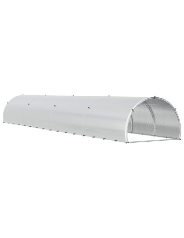 Pollaio Argento 800 x 150 x 100 cm Acciaio zincato