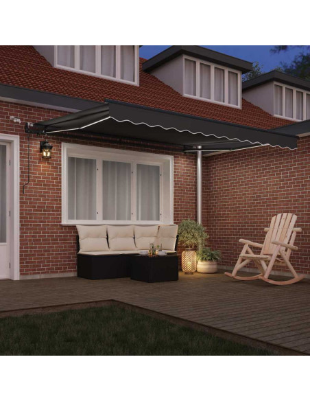 Struttura della tenda Antracite 300 x 250 cm Alluminio