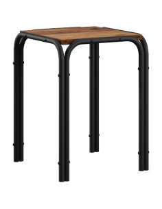 Tavolo laterale Legno antico 41 x 40 x 50 cm 2