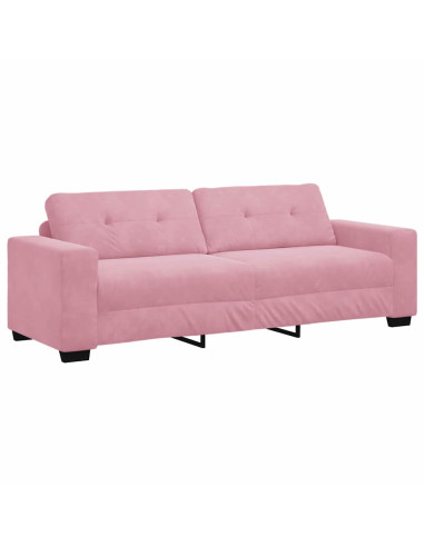Divano 2 pcs Rosa 221 x 80 x 80 cm Velluto