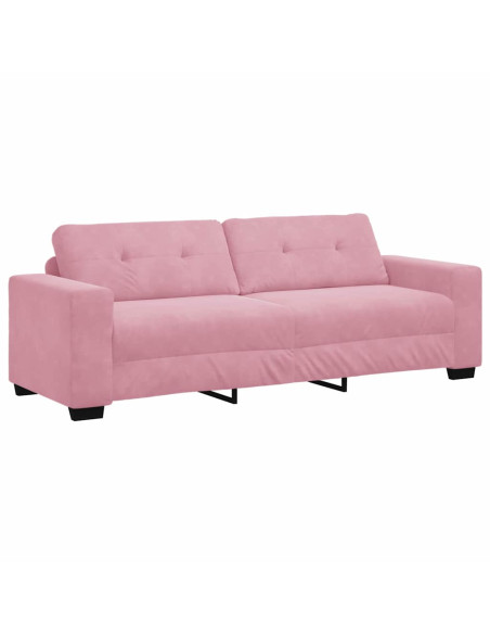 Divano 2 pcs Rosa 221 x 80 x 80 cm Velluto