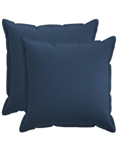 Cuscino con cuscino HOUTEN 2 pz Blu Lino