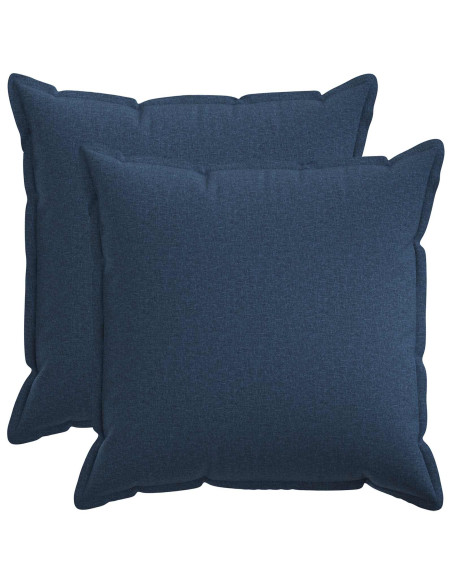 Cuscino con cuscino HOUTEN 2 pz Blu Lino