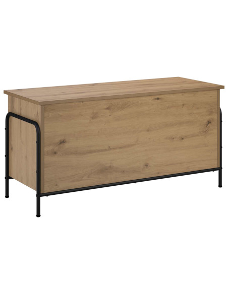 Scatola di Stoccaggio Rovere Artigianale 80 x 40 x 49,5 cm