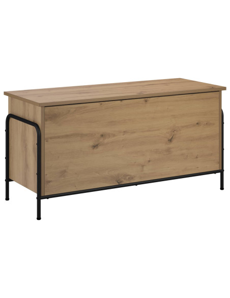 Scatola di Stoccaggio Rovere Artigianale 80 x 40 x 49,5 cm