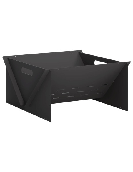 Focolare Nero 40 x 40 x 20 cm Acciaio
