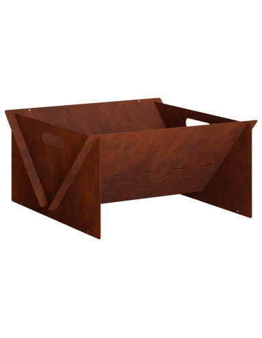 Focolare Ruggine 40 x 40 x 20 cm Acciaio Corten