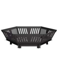 Focolare Nero 60 x 60 x 18 cm Acciaio