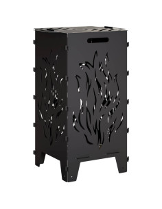 Focolare Nero 47 x 38 x 75 cm Acciaio