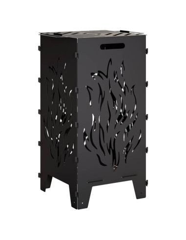 Focolare Nero 47 x 38 x 75 cm Acciaio