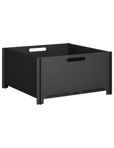 Focolare Nero 60 x 60 x 30 cm Acciaio