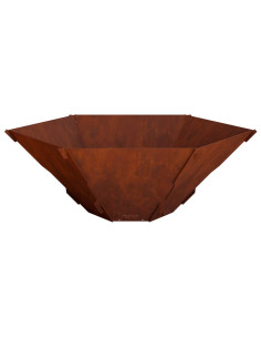 Focolare Ruggine 58,5 x 51,5 x 19,5 cm Acciaio Corten