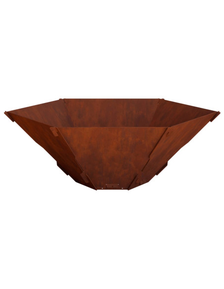 Focolare Ruggine 58,5 x 51,5 x 19,5 cm Acciaio Corten
