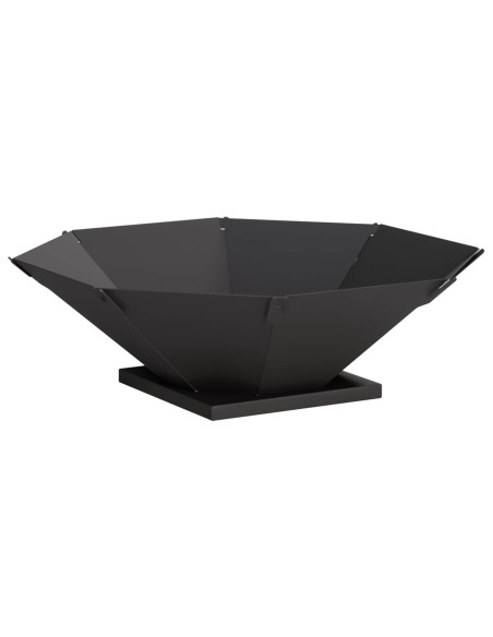 Focolare Nero 50 x 50 x 15,5 cm Acciaio